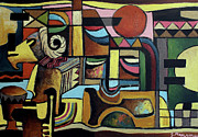 Horn Of Hope #2 Painting by Speelman Mahlangu 1958-2004