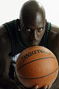 Kevin Garnett #2 Photograph by Bob Binder