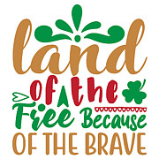 Land of the free because of the brave #2 Digital Art by Jacob Zelazny
