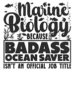 Marine Biologist Ocean Animals Marine Life #2 Digital Art by Toms Tee Store