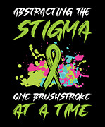 Mental Health Artistic Awareness Month Abstract Art #2 Digital Art by Toms Tee Store