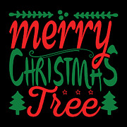 Merry Christmas Tree #2 Digital Art by Jacob Zelazny