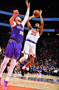 New York Knicks v Phoenix Suns #2 Photograph by Barry Gossage