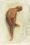 Nude female figure holding left foot #2 Painting by MotionAge Designs Nude female figure holding left foot #2 Painting by MotionAge Designs