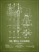 Oil Well Cleaner Patent #2 Digital Art by Aged Pixel