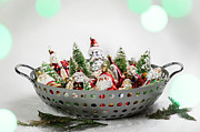 Santa Christmas Ornaments #2 Photograph by Cindy Shebley Santa Christmas Ornaments #2 Photograph by Cindy Shebley