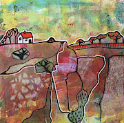 Seasonal Landscape - Autumn #4 Painting by Ariadna De Raadt