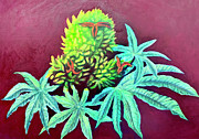 Seedpod  #2 Painting by Franci Hepburn