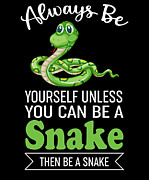 Snake Reptile Rattlesnake Gift For Snake Owner #2 Digital Art by Rafal Gierok