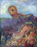 The Cyclops, 1914 #3 Painting by Odilon Redon