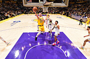 Utah Jazz v Los Angeles Lakers #2 Photograph by Adam Pantozzi