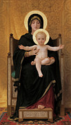 Virgin and Child #3 Painting by William Bouguereau