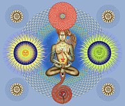 Yogini #3 Mixed Media by Vrindavan Das