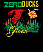 Zero Ducks Given Duck Hunter Bulls Eye  #2 Digital Art by Jacob Zelazny