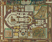 Antique Map of Jerusalem #20 Drawing by Vintage Maps
