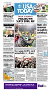 2011 Packers vs. Steelers USA TODAY COVER Digital Art by Gannett