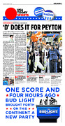 2016 Broncos vs. Panthers USA TODAY SPORTS SECTION FRONT Digital Art by Gannett