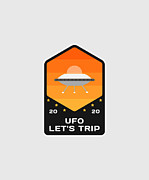 2020 Ufo Let's Trip Funny Alien Lover Gift Digital Art by Jeff Creation