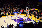 Kareem Abdul-jabbar and Lebron James #24 Photograph by Adam Pantozzi