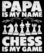 Chess Lovers Board Games Dad Chess Players #3 Digital Art by Toms Tee Store