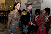Crown Prince Frederik of Denmark Holds Gala Banquet At Christiansborg Palace #3 Photograph by Ole Jensen