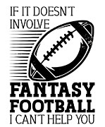 Fantasy Football Involve Sports Football Player #3 Digital Art by Toms Tee Store