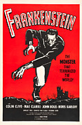 Frankenstein - 1931 Horror #3 Digital Art by Retro Movie Poster - UPSCALED