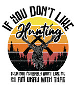 Hunting Wild Animals Hunter Shooting #3 Digital Art by Toms Tee Store