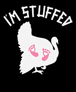 Im Stuffed Thanksgiving #3 Digital Art by Toms Tee Store