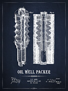 Oil Well Packer Patent #3 Digital Art by Aged Pixel