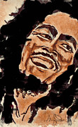 One Love #3 Painting by Angie ONeal
