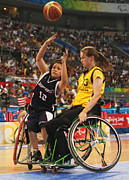 Paralympics Day 9 - Wheelchair Basketball #3 Photograph by Adam Pretty