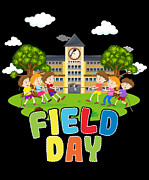 School Field Day #3 Digital Art by Flippin Sweet Gear