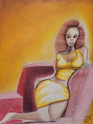 Untitled  #3 Drawing by Donald Cnote Hooker