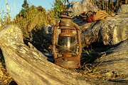 Vintage Railroad lantern #3 Photograph by Cindy Shebley Vintage Railroad lantern #3 Photograph by Cindy Shebley