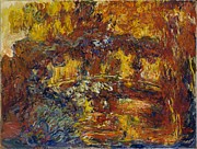 The Japanese Footbridge Painting by Claude Monet