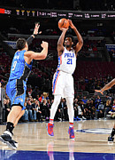 Joel Embiid #32 Photograph by Jesse D. Garrabrant
