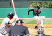 Aroldis Chapman #33 Photograph by Andy Lyons