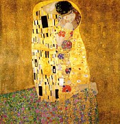 The Kiss #38 Painting by Gustav Klimt