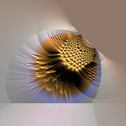 3D effect Beige and Bronze Fractal Digital Art by Judi Hall 3D effect Beige and Bronze Fractal Digital Art by Judi Hall