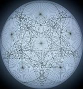 3D Quantum Star Drawing by Jason Padgett