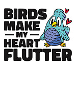 Bird Wildlife Birdwatcher Binoculars Bird Birdwatching #4 Digital Art by Toms Tee Store