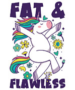 Body Positivity Self-Confidence Unicorn #4 Digital Art by Toms Tee Store