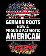 Born German Germany American USA Citizenship #4 Digital Art by Toms Tee Store
