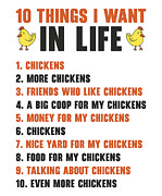 Chicken Agriculture Chicken Lovers Farming Poultry Farm #4 Digital Art by Toms Tee Store