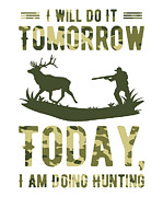 Deer Hunter Nature Hunting Wild Animal Hunt Shooting #4 Digital Art by Toms Tee Store