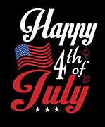 Happy 4th of July #4 Digital Art by Jacob Zelazny