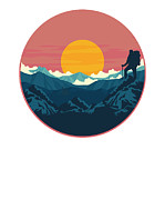Hiking Mountain Peak Scenery Beautiful View #4 Digital Art by Toms Tee Store