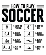How To Play Soccer Football Player Sports #4 Digital Art by Toms Tee Store
