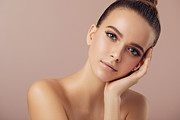 Portrait of gorgeous young woman #4 Photograph by CoffeeAndMilk